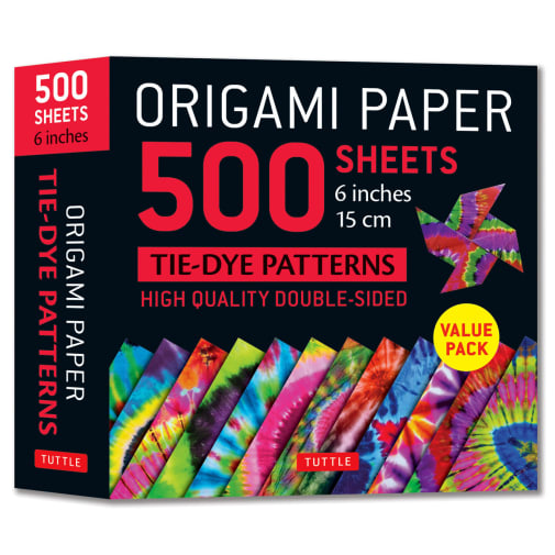 Origami Paper - 500 Sheets Tie-Dye Patterns 6"