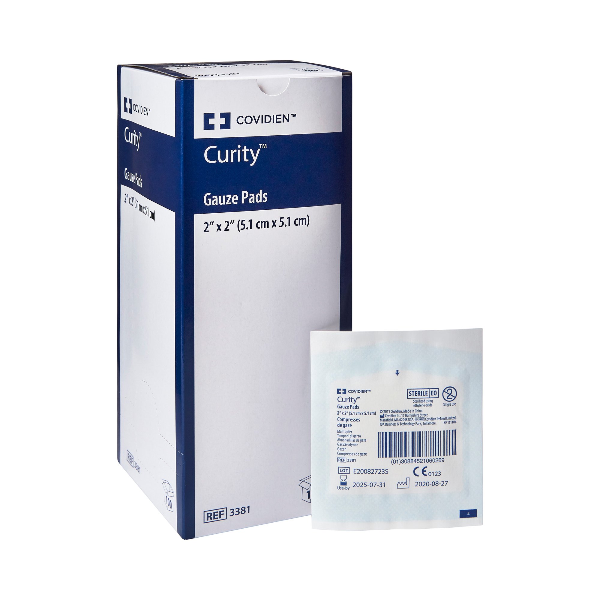 Curity Sterile Gauze Sponge, 2 x 2 Inch, 12-Ply MK 10060