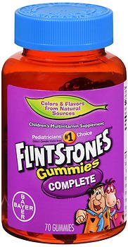 Flintstones Complete Children's Multivitamin Supplement Gummies MK 1060927