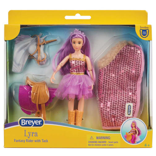 Lyra, Unicorn Rider & Tack (Breyer Freedom Series)
