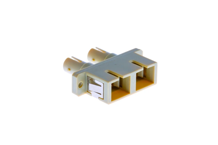 ST-SC Multimode Duplex Fiber Optic Cable Adapter