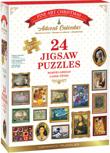 Eurographics Fine Art Advent Calendar (24 50-Piece Puzzles)