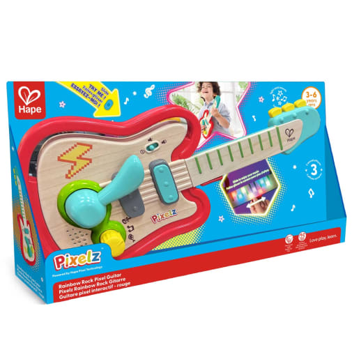 Rainbow Rock Guitar (Pixelz)