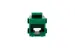 Cat6 RJ45 Inline Coupler Type Keystone Jack, Green