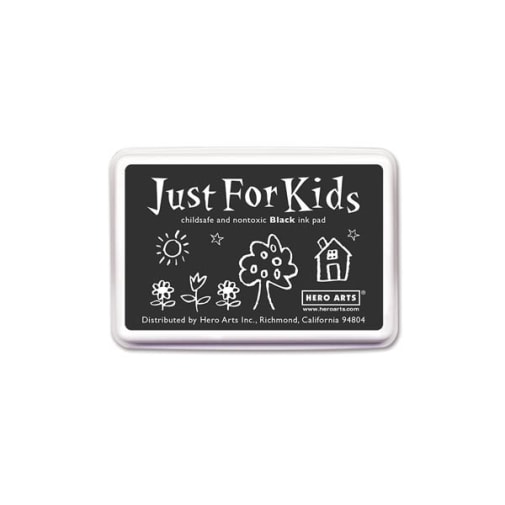 Black Just for Kids Ink Pad
