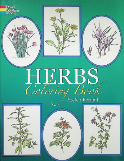 Herbs Coloring Book