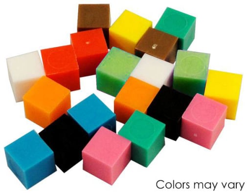 Centimeter Cubes - Set of 20 (2 Each of 10 Colors)
