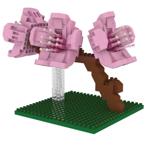 Mini Building Blocks: Cherry Blossoms (478 pieces)