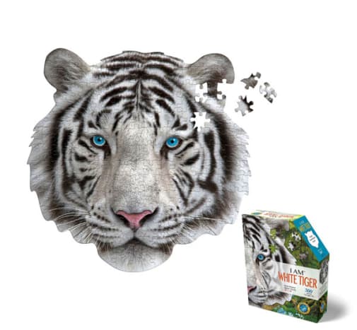 I AM White Tiger Mini Puzzle 300 pieces (Madd Capp Mini Puzzles)