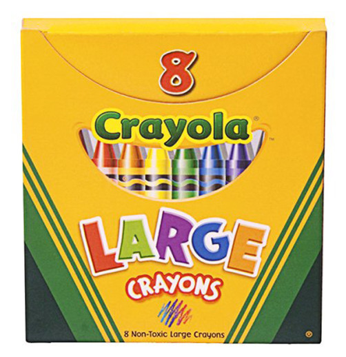 Crayola Large Crayons 8 Count