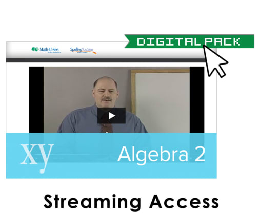 Math-U-See Algebra 2 Online Instrctn w/Video