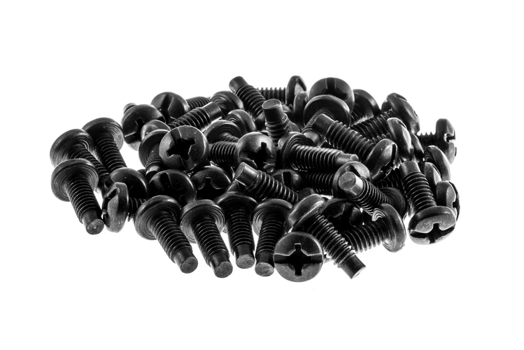 Rack Screws, 12-24 Thread, Phillips Head (Qty 50) Rack Screws, 12-24 Thread, Phillips Head (Qty 50)