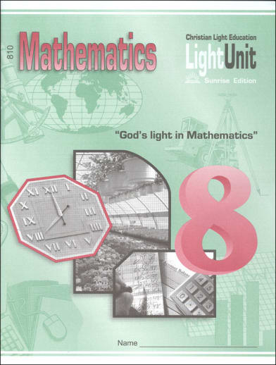 Mathematics LightUnit 810 Sunrise Edition