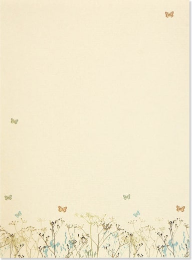 Butterflies Stationery Set