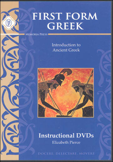 Memoria Press First Form Greek Instructional DVDs