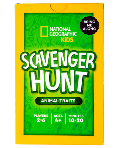 National Geographic Scavenger Hunt - Animal Traits Game