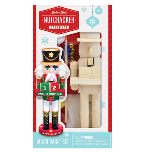 Nutcracker Calendar Wood Painting Kit (Works of Ahhh...)