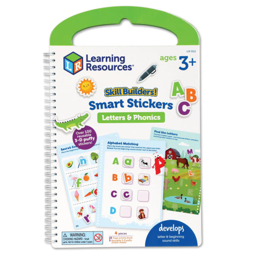 Skill Builders! Smart Stickers - Letters & Phonics