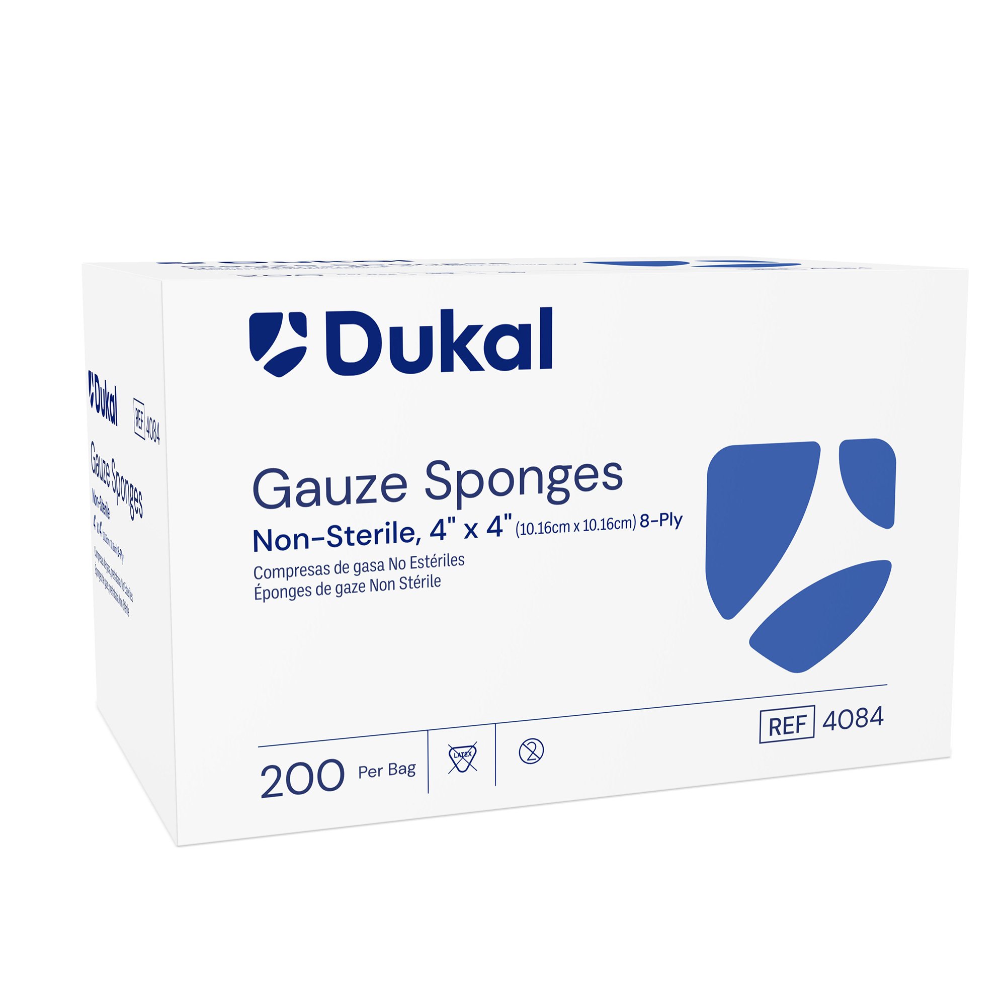 Dukal Gauze Sponge, 4 x 4 Inch, 8-Ply MK 258323