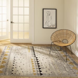 Step One - Geometric Triangles Area Rug Step One - Geometric Triangles Area Rug