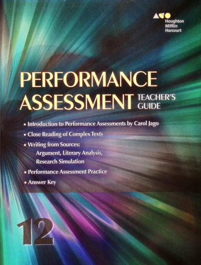 Collections Performance Assessment Teacher's Guide Grade 12