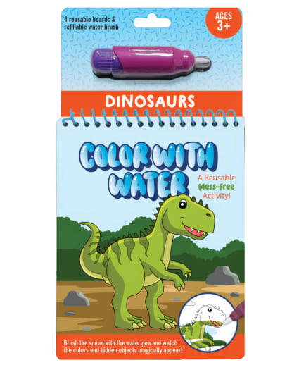 Color With Water Book - Dinosaurs