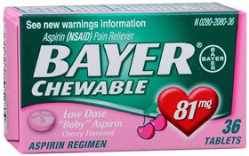 Bayer Low Dose Aspirin Pain Relief MK 663549