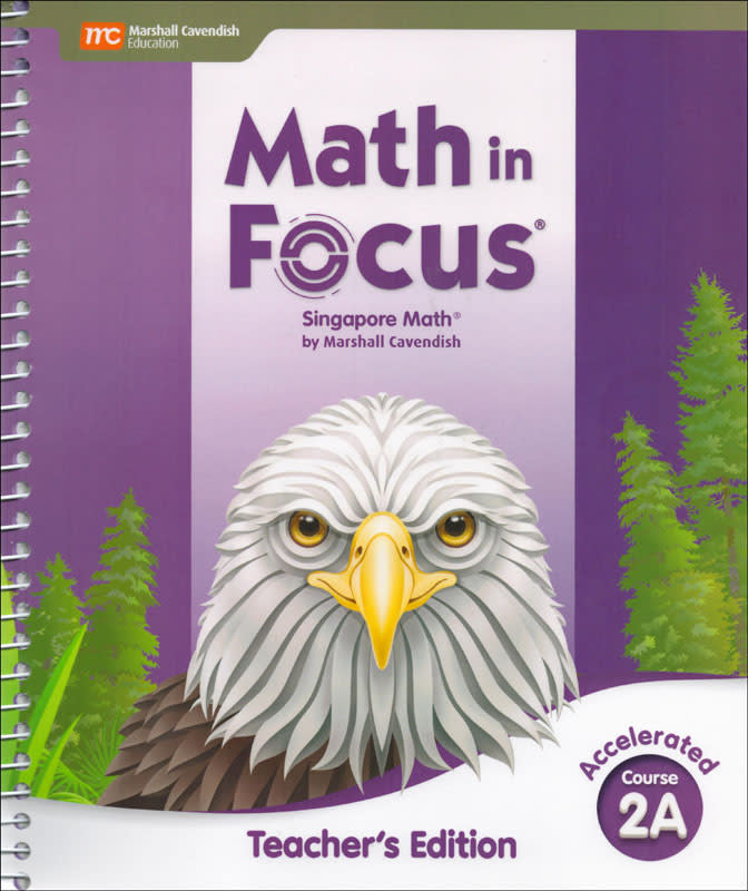 Math in Focus 2020 Teacher Edition Volume A Accelerated