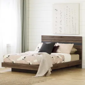 Bed Set - Platform Bed and Headboard Kit