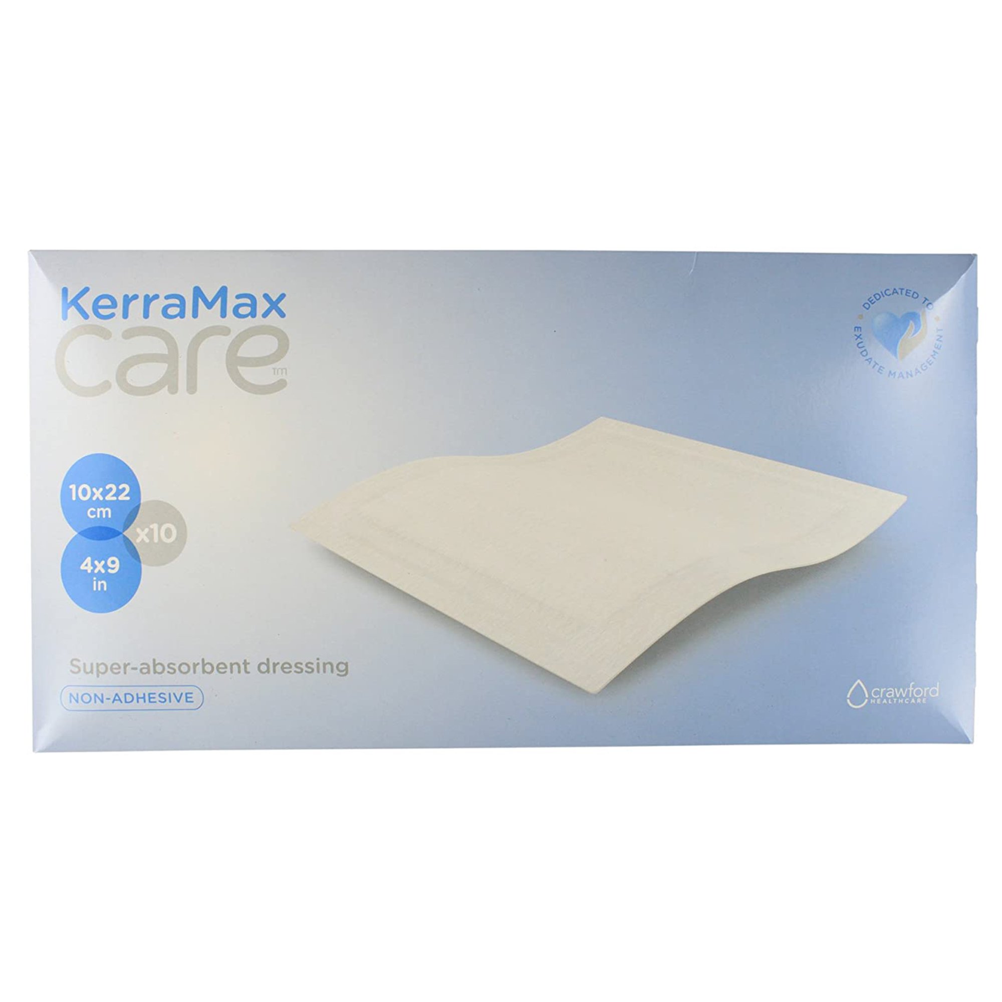 KerraMax Care Super Absorbent Dressing, 4 x 9 Inch MK 1189352