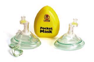 Laerdal Pocket Mask CPR Resuscitation Mask with Case MK 461674