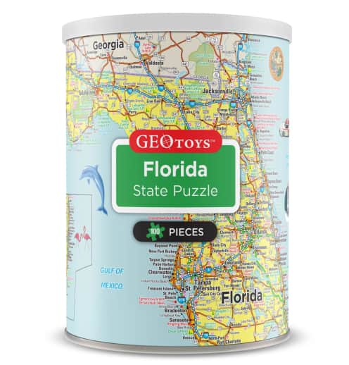 Florida Mini Puzzle - 100 pieces