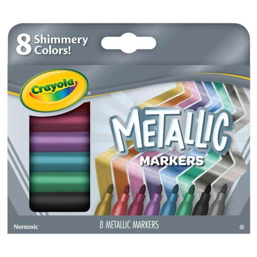 Crayola Metallic Markers 8 Count