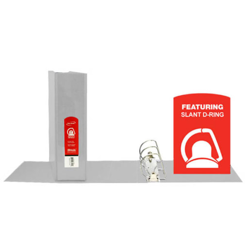 Binder - Slant-D Ring View 3" Grey