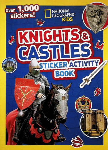 NG Kids Knights and Castles Sticker Acty Book
