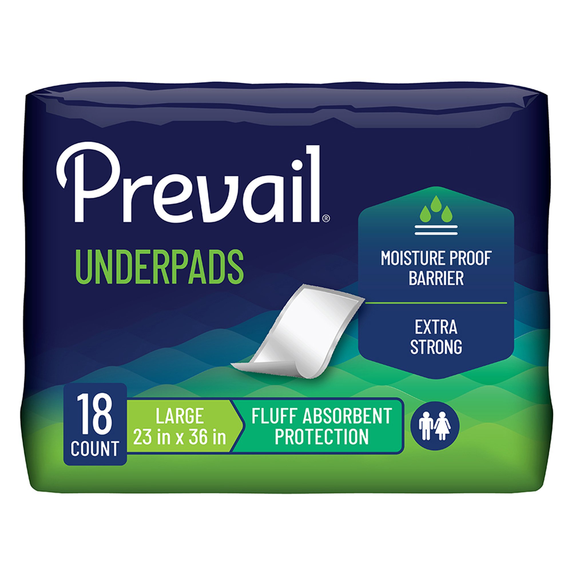 Prevail Fluff Underpad, 23 x 36 Inch MK 572725