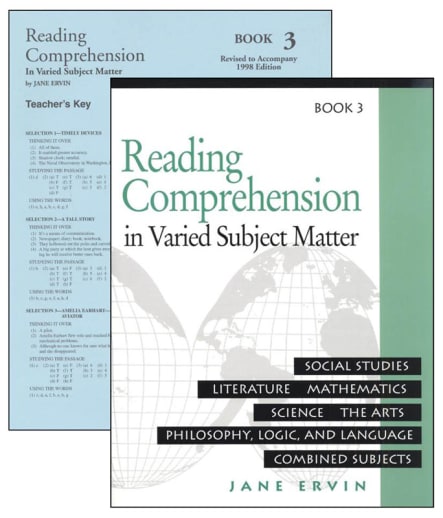 Jane Ervin Reading Comprehension Set - Level 3
