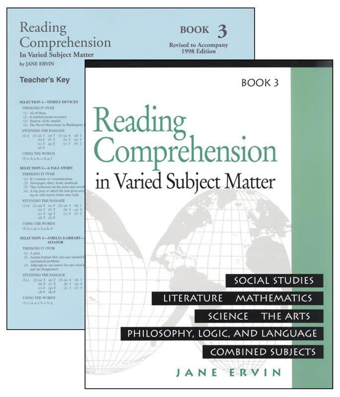 Jane Ervin Reading Comprehension Set - Level 3