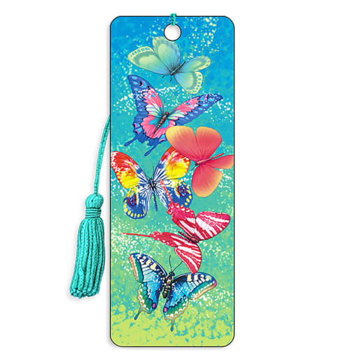 Butterfly Sky 3D Bookmark