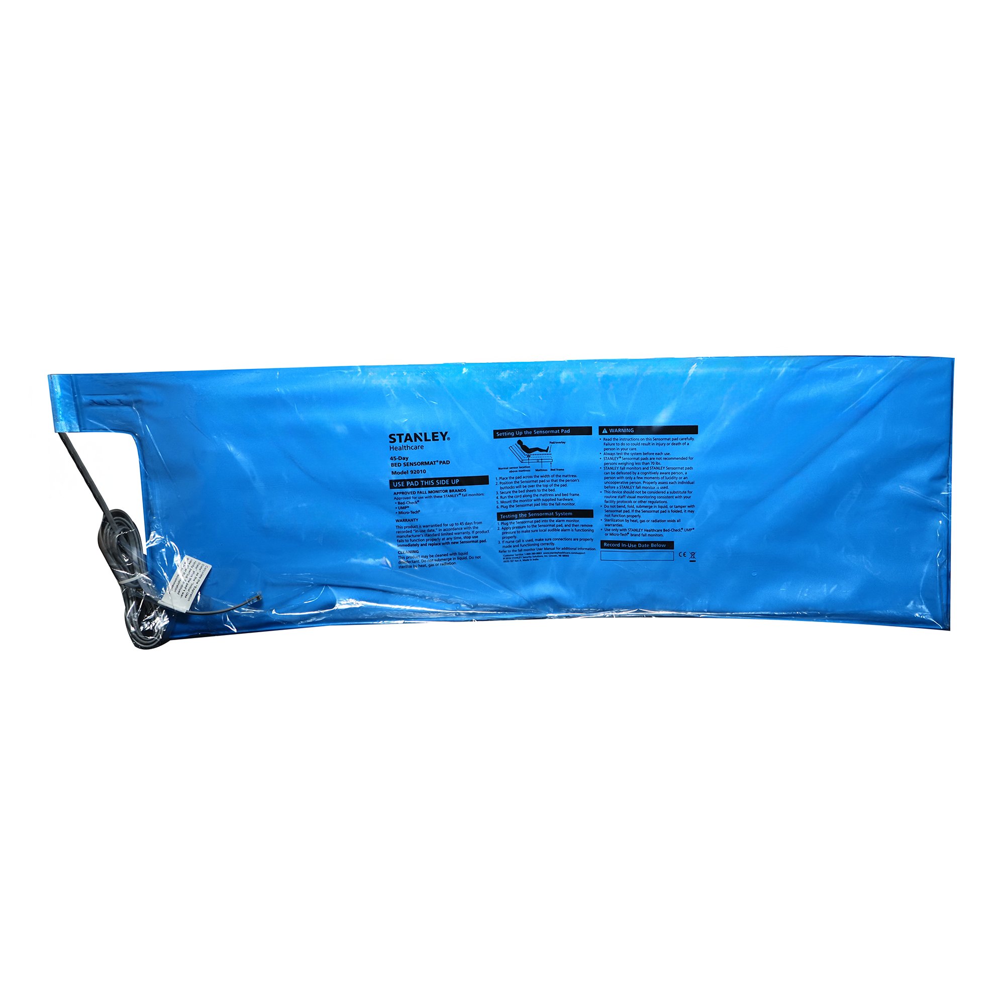 Stanley Standard Bed Alarm Pad, 10 x 30 Inch MK 581311