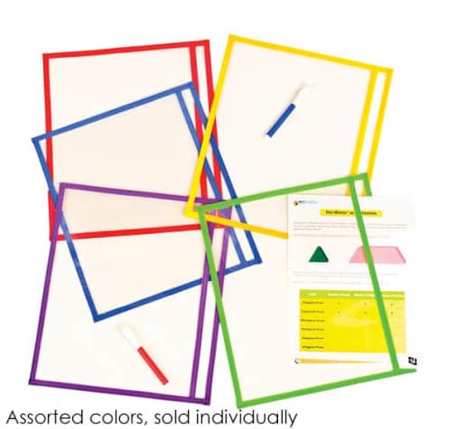 Dry Erase Pouch - side loaded, asst. color
