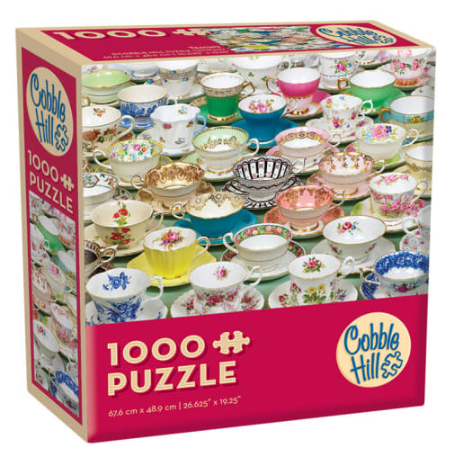 Cobble Hill Teacups Jigsaw Puzzle (1000 piece)