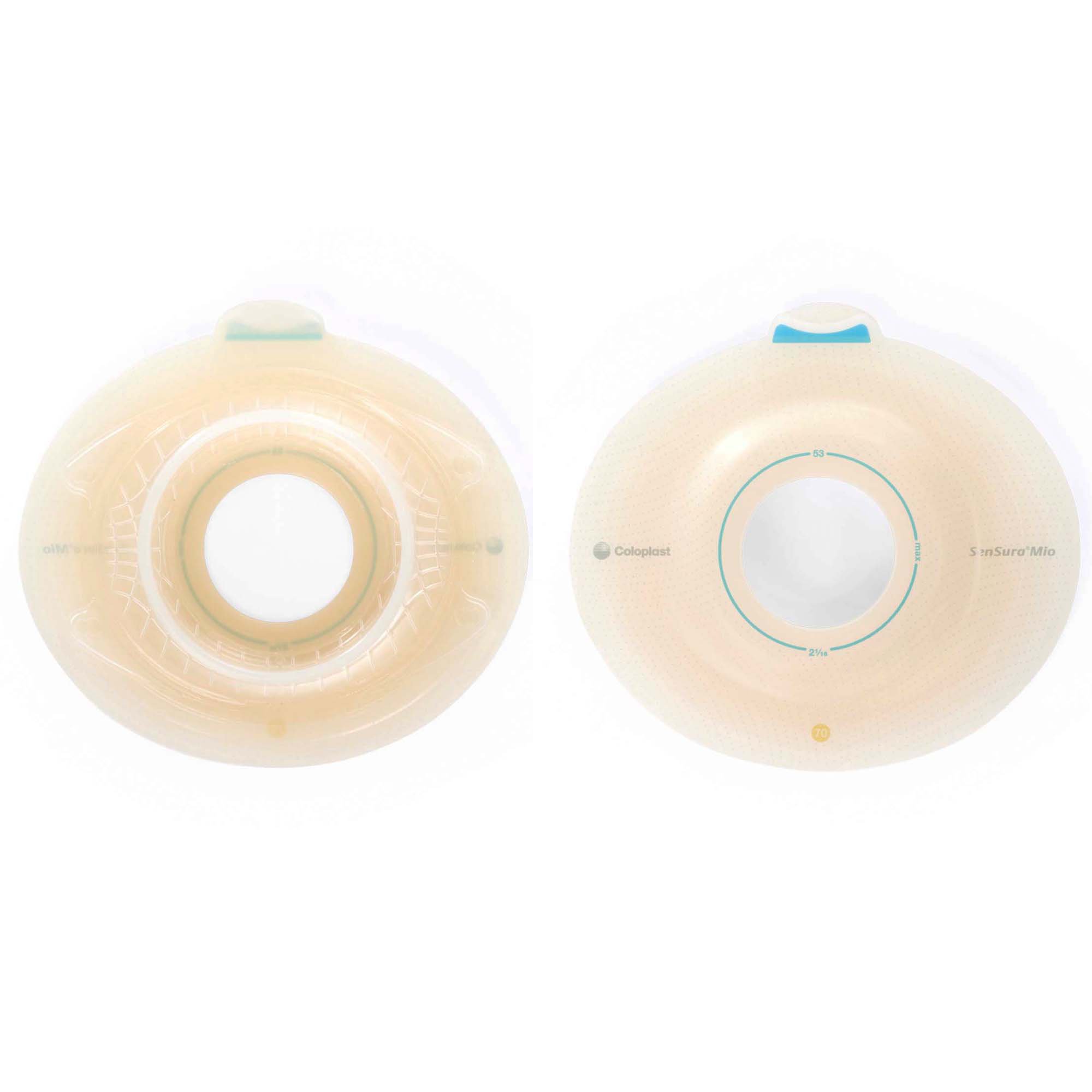 SenSura Mio Click Convex Deep Ostomy Barrier, 41 mm Stoma Opening, Yellow Match MK 1006243