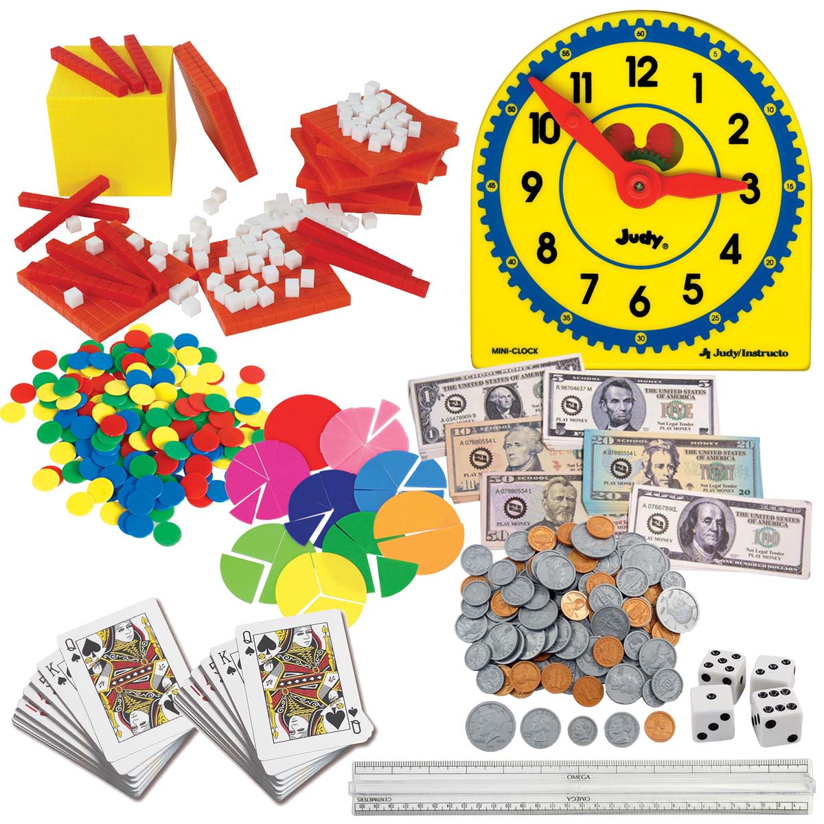Third Grade Math with Confidence Manipulatives Set