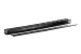 Gruber 4ft Cable Management End Mount Channel, Black