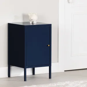 Metal 1-Door Nightstand