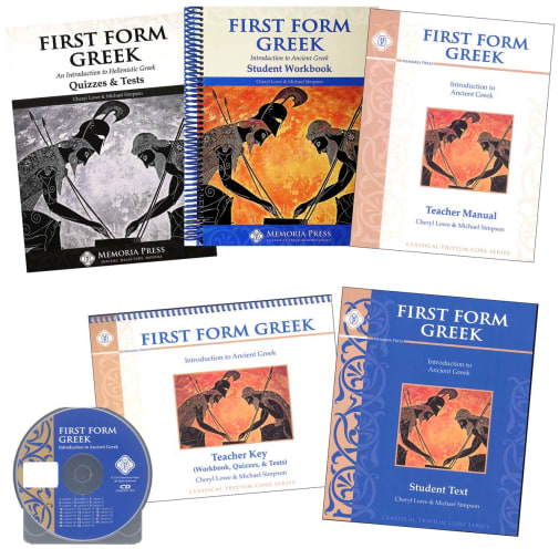 Memoria Press First Form Greek Text Set