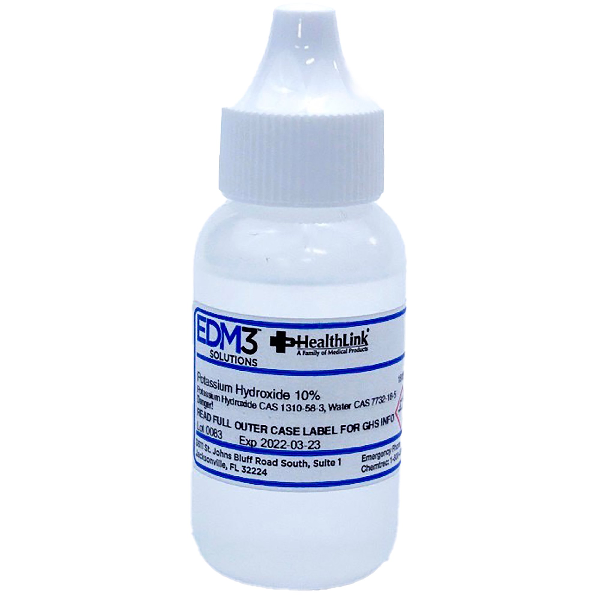 EDM 3 Potassium Hydroxide, 30 mL Squeeze Bottle MK 404374