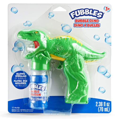 Fubbles Bubble Animal Blasters - Bubble Dino