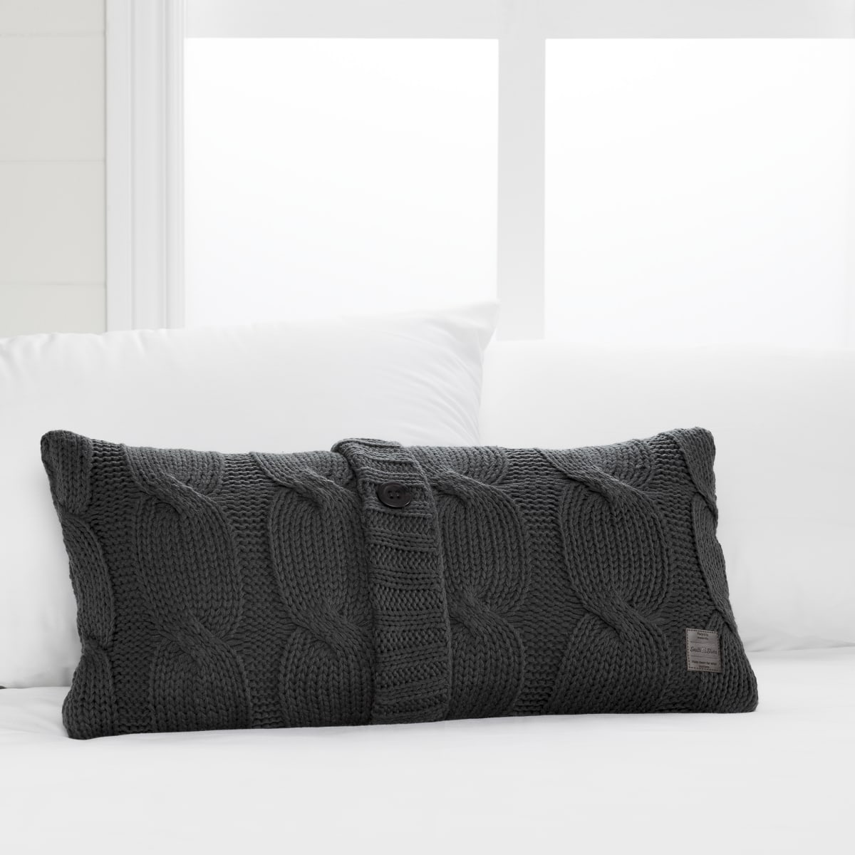 large cable knit pillows